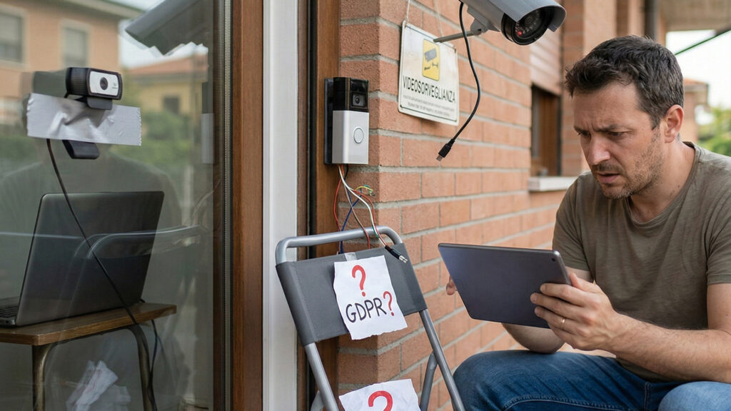 Videosorveglianza Fai-da-te: sei sicuro di essere in regola? (Smart Doorbell, Webcam e Telecamere finte)